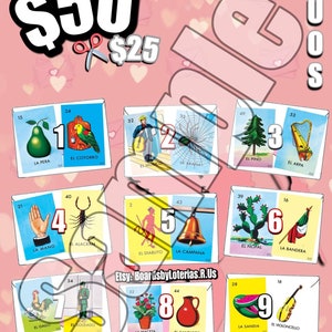 Lotería board LCS 82