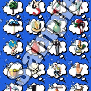 Lotería board 57