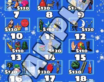 Lotería boards 94