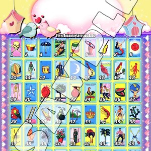 Tablero de lotería LCS para uso digital Día de San Valentín 237