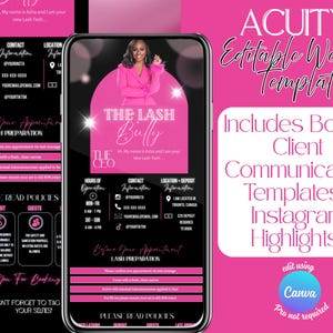 Acuity Scheduling Template: Canva Website Banners + Client Guide (Digital Download