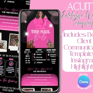 Acuity Scheduling Template: Canva Website Banners + Client Guide (Digital Download