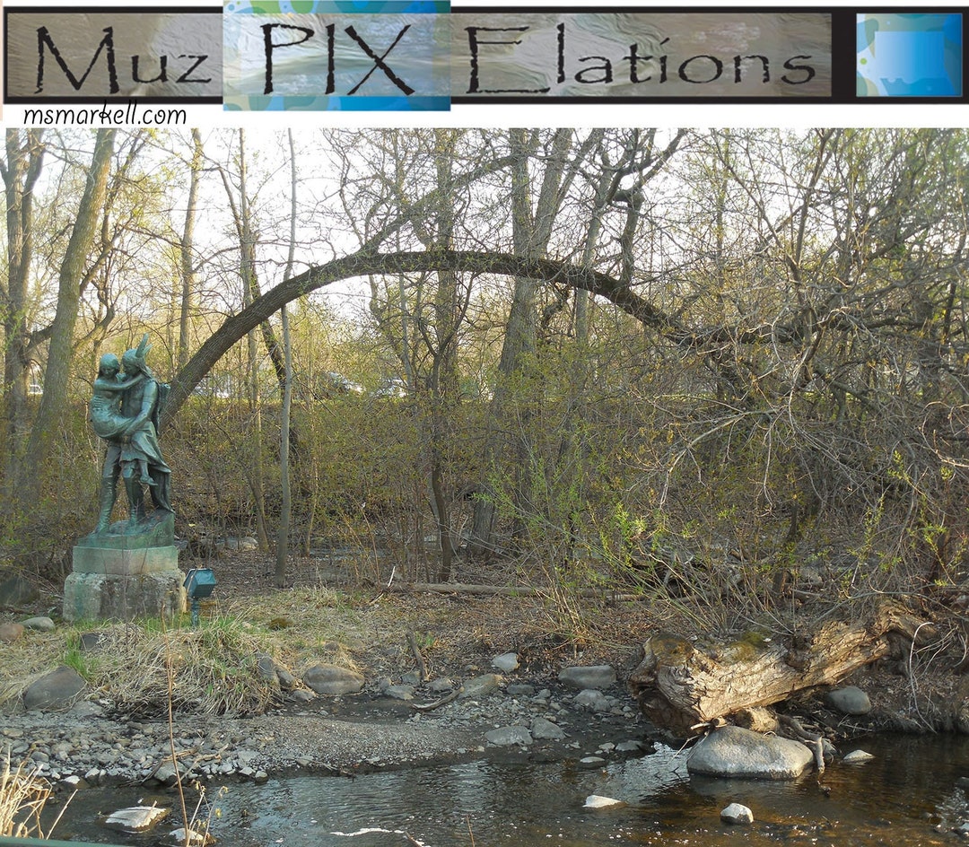 Fjelde Hiawatha and Minnehaha Statueminnehaha Falls MN Etsy