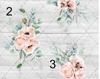 Pink Floral 2 Waterslide Sheet