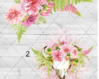 Pink BOHO Floral Waterslide Sheet