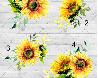 Sunflowers Waterslide Sheet