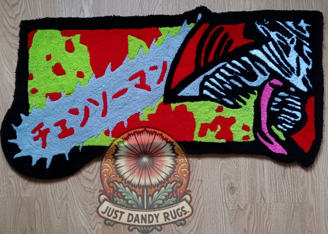 Chainsaw Man Rug - Etsy