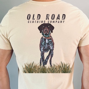 German Shorthaired Pointer T Shirt | GSP T Shirt | German Shorthaired Pointer Pointing | Bird Hunting Shirt | Mens Christmas Gift | Hunting