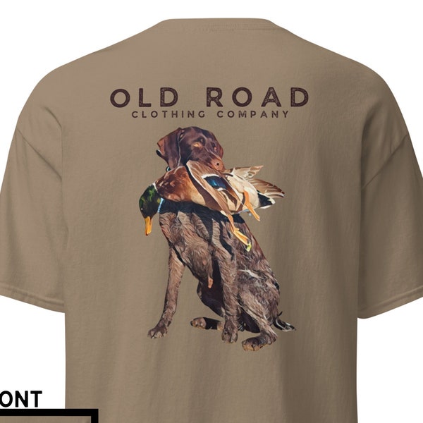 German Wirehaired Pointer T Shirt | Duck Hunting T shirt | Hunting Dogs | Bird Hunting | GWP Shirt | Gifts For Hunters | Fathers Day Gift