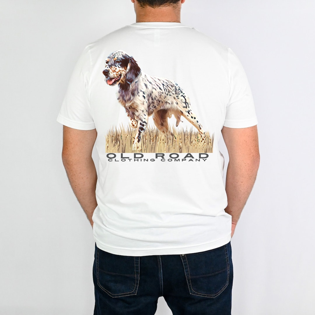 English Setter T Shirt English Setter Pointing Bird Hunting T Shirt Hunting Dog Shirt Hunting
