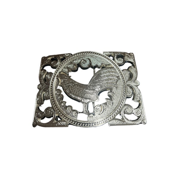 Rooster Rodeo Western Cowboy Belt Buckle Cowgirl Hebilla Vaquera Gallos