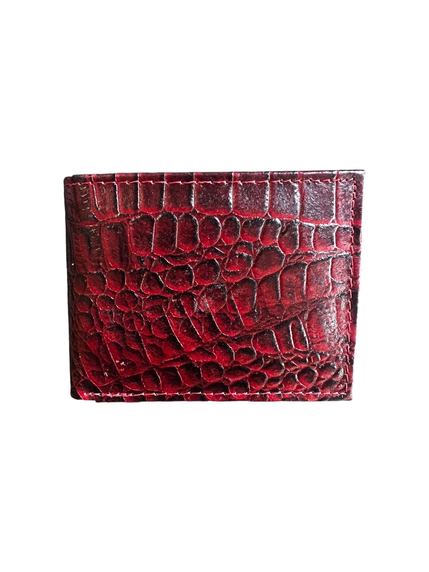 Men's Crocodile Wallet Billetera De Cocodrilo Para Hombre Cartera