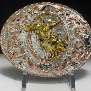 Rodeo Bull Rider Western Cowboy Belt Buckle Cowgirl Hebilla vaquero Rodeo Jinete