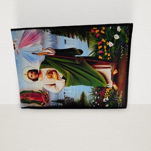 Saint Jude Thaddaeus Leather Wallet San Judas Tadeo Billetera de Piel