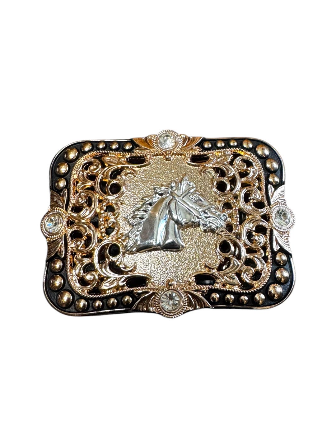Fibbia Cintura Western Urban Backwoods – Lettera H – 104 X 78 Mm, Argento, Adatta Per Cinture Fino A 4 Cm