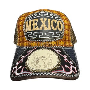 Western Style Cowboy Hat Mexico Trucker Hat Gorra Vaquera Mexico