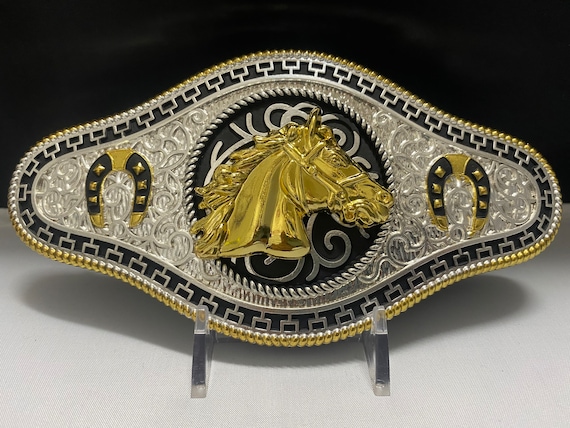 Rodeo western cowboy horse belt buckle Horse Rodeo Western Cowboy Belt Buckle Cowgirl Hebilla  main image 2