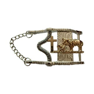 Western Style Praying Cowboy Belt Buckle Hebilla vaquera Oracion Vaquero