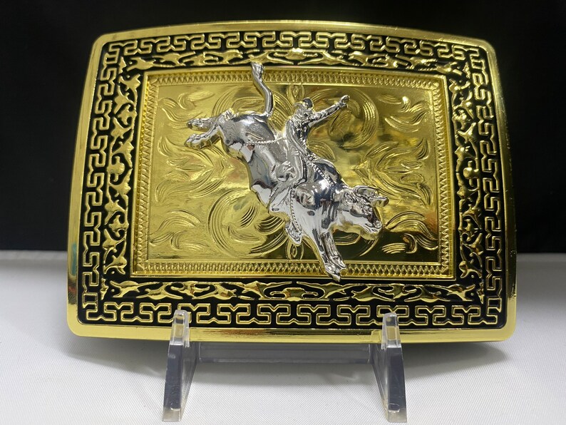 Rodeo Bull Rider Western Cowboy Belt Buckle Cowgirl Hebilla Vaquero ...