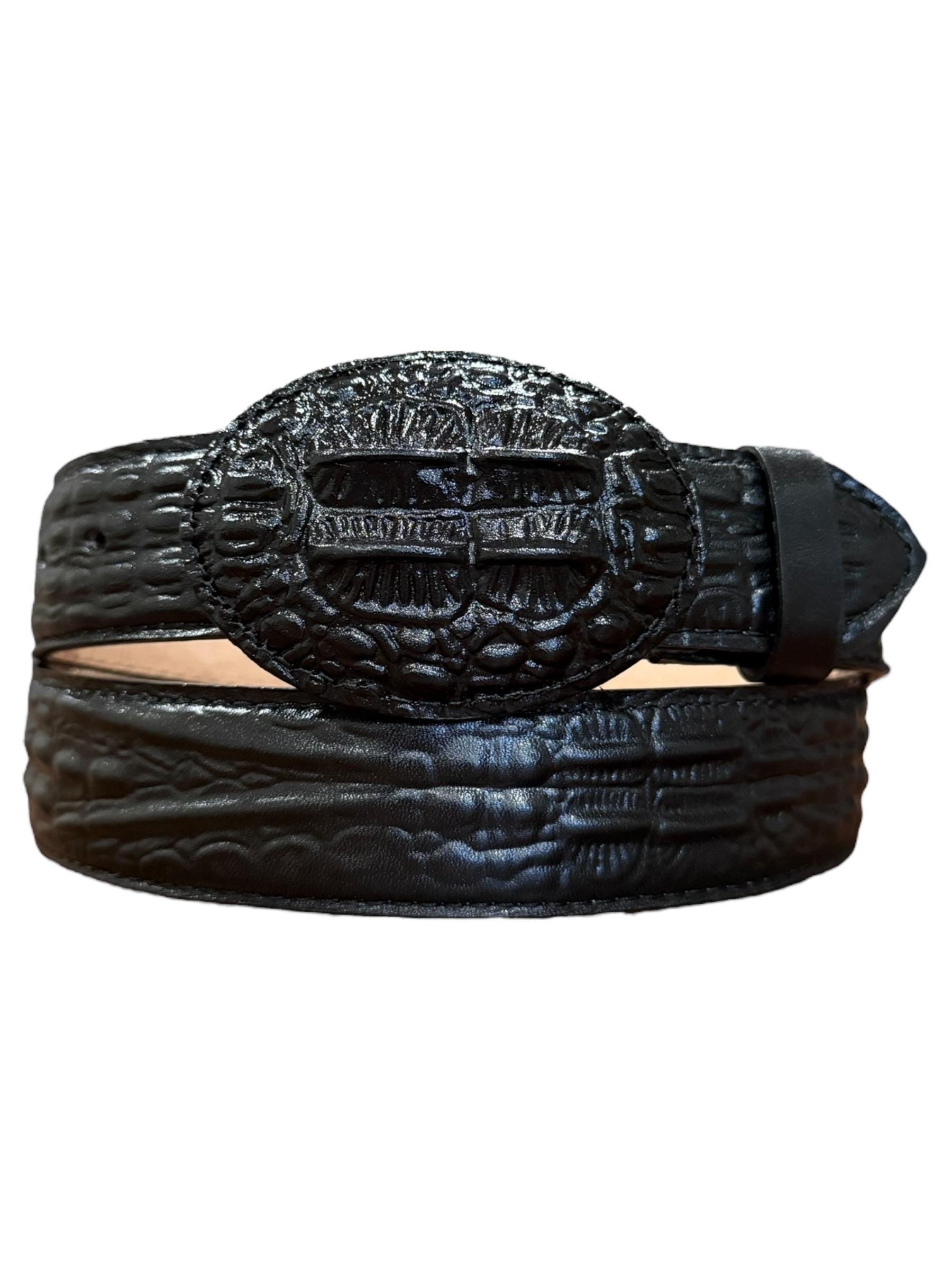 Leather Crocodile Belt - Etsy display picture 3