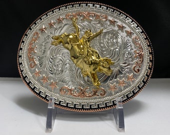 Rodeo Bull Rider Western Cowboy Belt Buckle Cowgirl Hebilla vaquero Rodeo Jinete