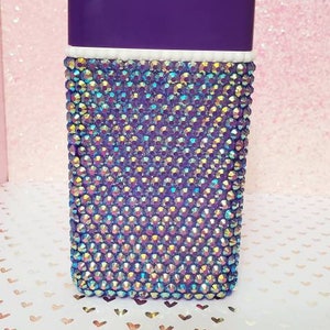 purple rhinestone reusable juice box | purple bling water bottle | practical gifts for daughter | school lunch money saver | lunch on the go