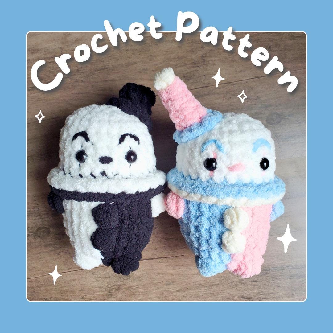 Chubby Clown Plush Crochet Pattern