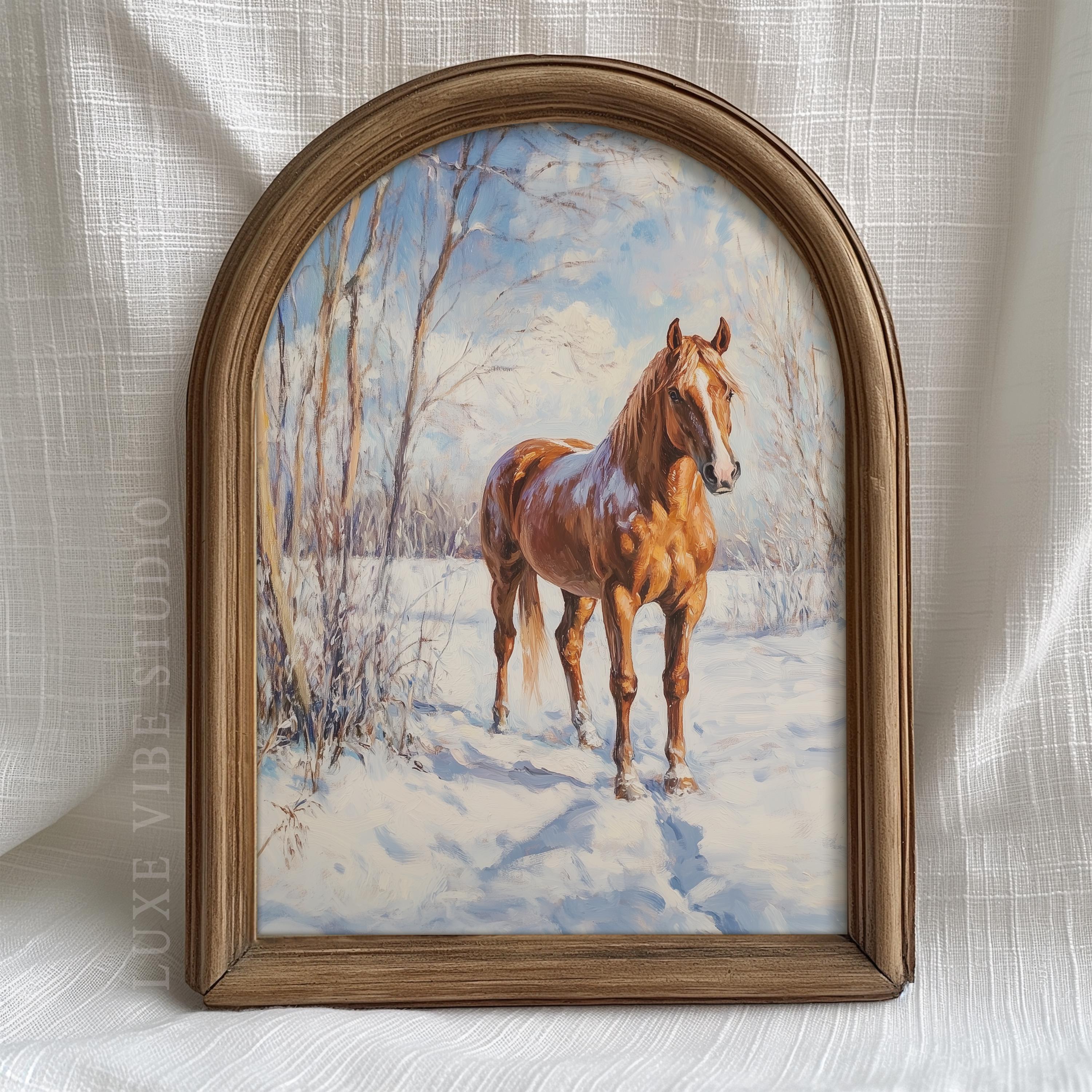 The Horse Chestnut Fairy 額装アート Vintage Oil Painting of a