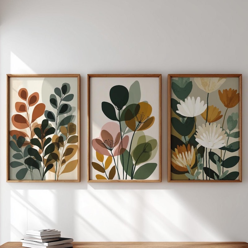Triptych Art - Etsy