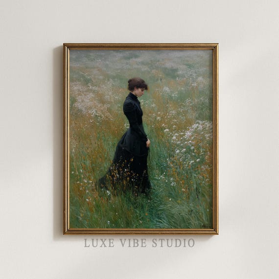 painting of lady in black dress Portrait of a lady in a black dress, 1850, 136105 cm by Gustav Karl Ludwig Richter: History, Analysis & Facts