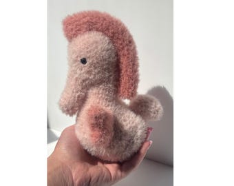 Sea Horse Knitting Pattern | Plush Toy, Beginner Friendly (Digital PDF Download)