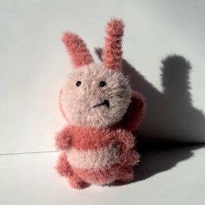 Love Bug Plush Knitting Pattern | Stuffed Animal Toy | Digital Download