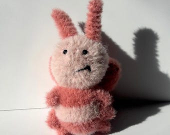 Love Bug Plush Knitting Pattern | Stuffed Animal Toy | Digital Download