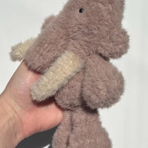Woolly Mammoth Plush Knitting Pattern | Stuffed Animal Toy | Digital Download image 2