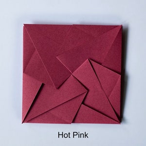 Handmade Origami Tato Envelope, Perfect Wedding or Event Invitation / Thank You Card / Gift Envelope image 10
