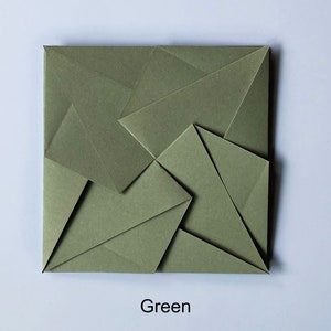 Handmade Origami Tato Envelope, Perfect Wedding or Event Invitation / Thank You Card / Gift Envelope image 3