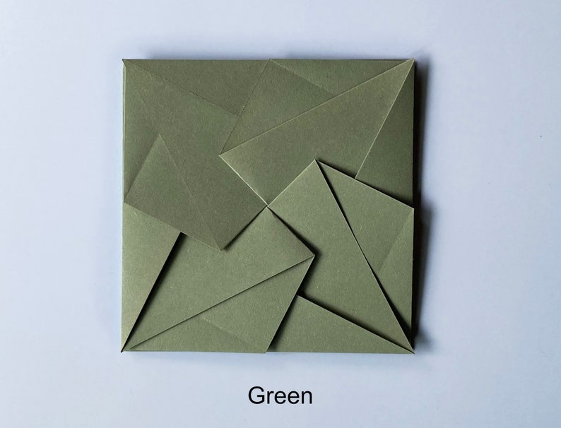 Handmade Origami Tato Envelope, Perfect Wedding or Event Invitation / Thank You Card / Gift Envelope image 3