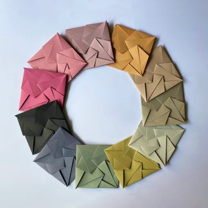 Handmade Origami Tato Envelope, Perfect Wedding or Event Invitation / Thank You Card / Gift Envelope image 7