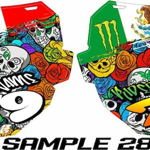 ODI Custom DH Mountainbike Plattenaufkleber / Sticker kit