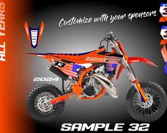 KTM SX50 and EC Full graphics kit