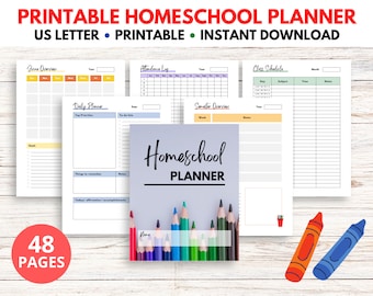 Homeschool Planner, Homeschool Printable, Homeschool Schedule, Homeschool Planner Printable, Homeschool Daily Schedule, Homeschool Preschool