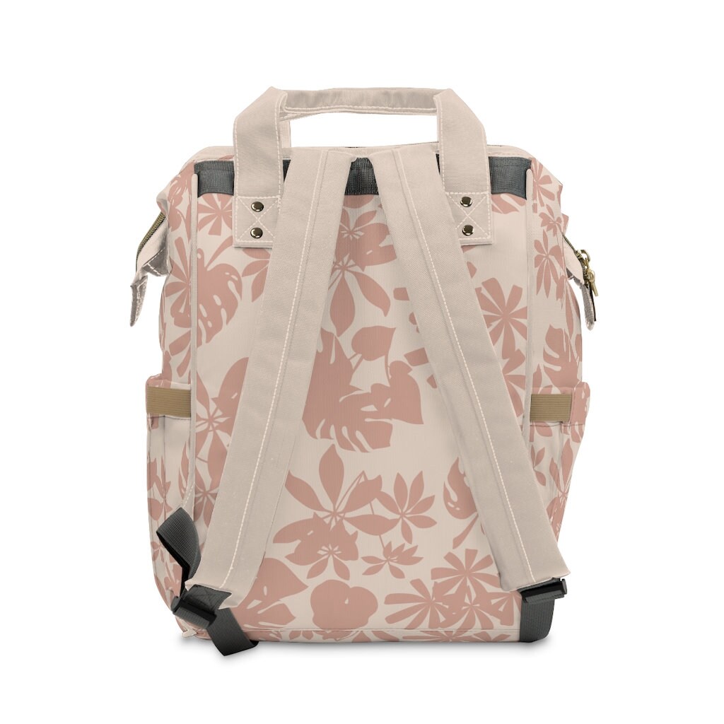 Floral Diaper Backpack Boho Baby Diaper Bag Insulated Etsy