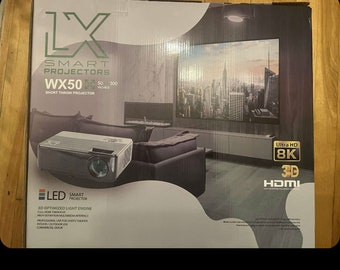 lx smart projector wx50 ultra hd 8k