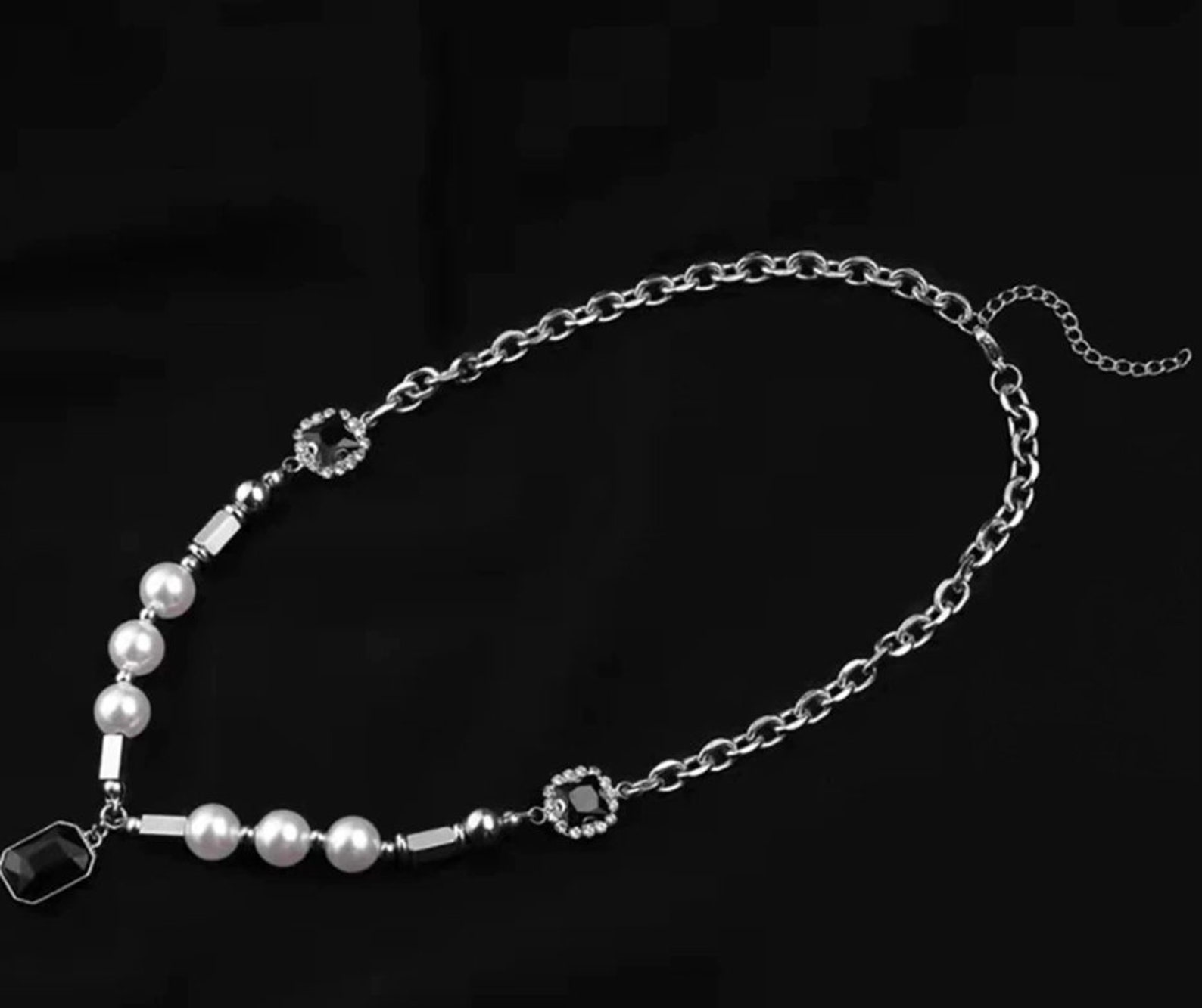 Pendant Pearl Trendy Choker Necklace Etsy