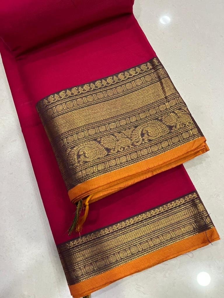 Patu Examples Texture Cotton Pattu Silk Saree - Etsy