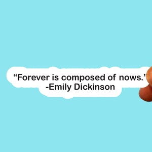 Emily Dickinson quote sticker,literary sticker,bookish sticker,journal sticker,waterbottle sticker,kindle sticker