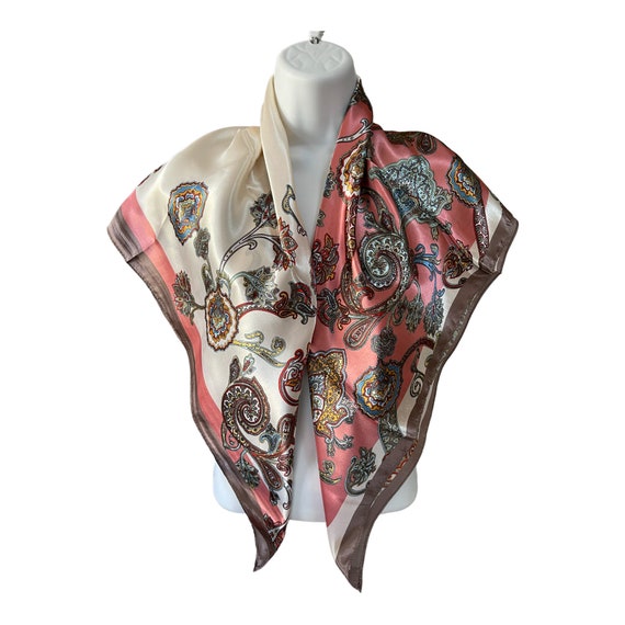 Women Silk Scarf - Fashion Scarf - Head Scarf - H… - image 2