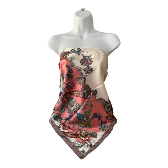 Women Silk Scarf - Fashion Scarf - Head Scarf - H… - image 5