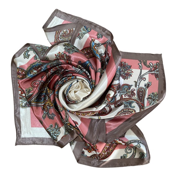 Women Silk Scarf - Fashion Scarf - Head Scarf - H… - image 8