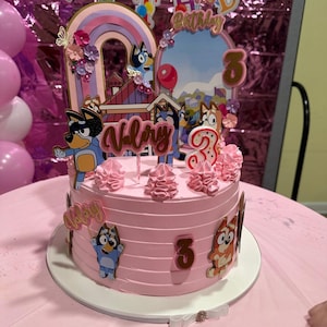 Adorno para tarta Bluey